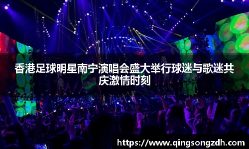 香港足球明星南宁演唱会盛大举行球迷与歌迷共庆激情时刻